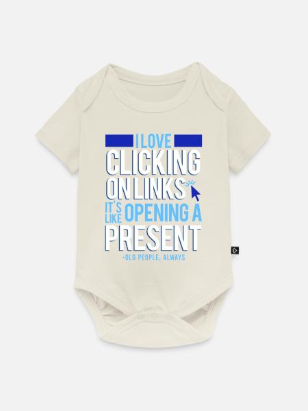Cybersicherheit Hacking IT - Baby Premium Kurzarmbody - Naturweiß