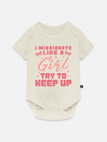 Mormone LDS-Missionar - Baby Premium Kurzarmbody - Naturweiß