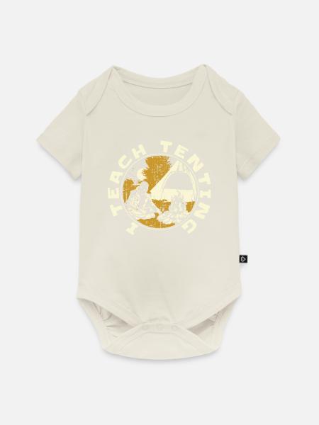 Pfadfinder Witzig - Baby Premium Kurzarmbody - Naturweiß