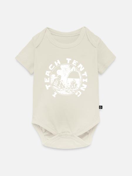 Pfadfinder - Baby Premium Kurzarmbody - Naturweiß