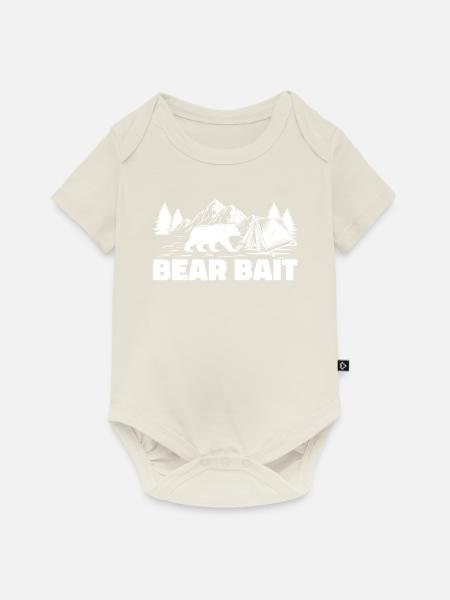 Pfadfinder Tragen - Baby Premium Kurzarmbody - Naturweiß