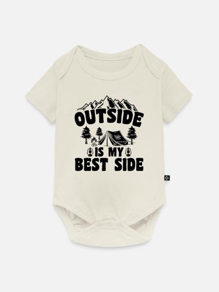 Pfadfinder - Baby Premium Kurzarmbody - Naturweiß