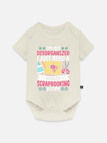 Scrapbooker - Baby Premium Kurzarmbody - Naturweiß