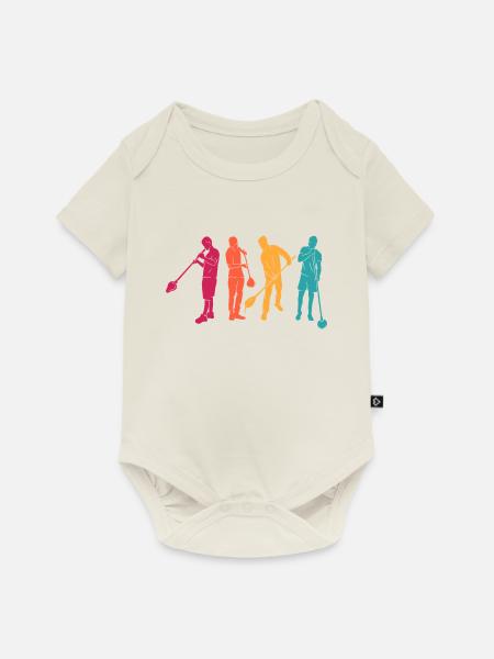 Glasbläser Retro - Glasblasen Glasbläserei - Baby Premium Kurzarmbody - Naturweiß