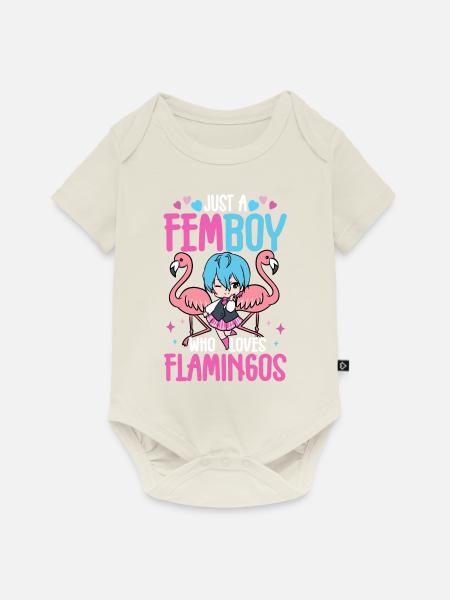 Cross Dressing - Baby Premium Kurzarmbody - Naturweiß