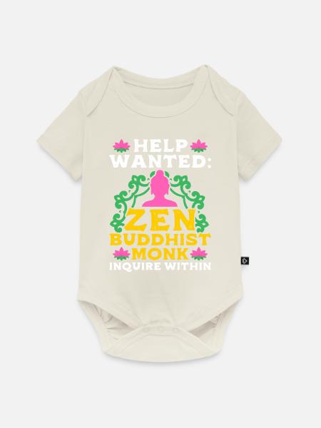 Buddhismus Buddha - Baby Premium Kurzarmbody - Naturweiß