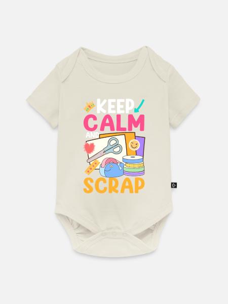 Scrapbooking Scrapbooker - Baby Premium Kurzarmbody - Naturweiß