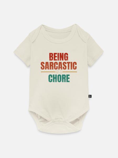 Schwarzer Humor - Baby Premium Kurzarmbody - Naturweiß
