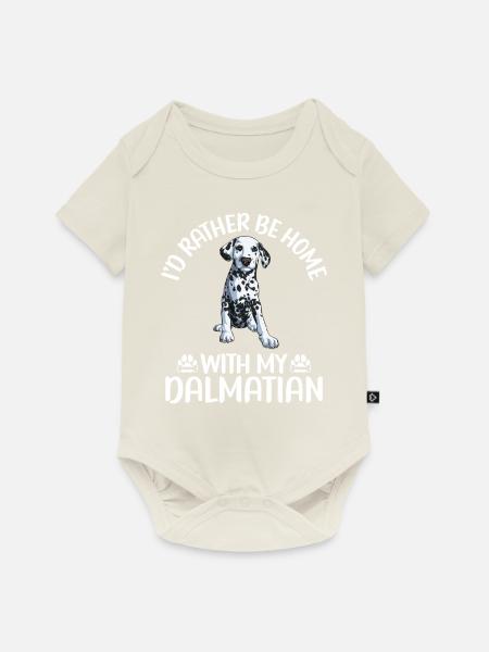 Gifts for Dalmatian Lovers - Baby Premium Kurzarmbody - Naturweiß