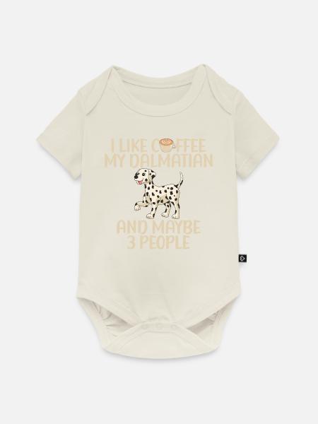 Gifts for Dalmatian Lovers - Baby Premium Kurzarmbody - Naturweiß