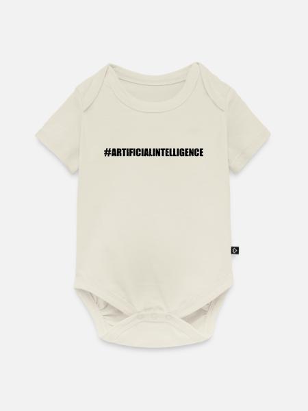 #Artificialintelligence - Machine Learning & AI In - Baby Premium Kurzarmbody - Naturweiß
