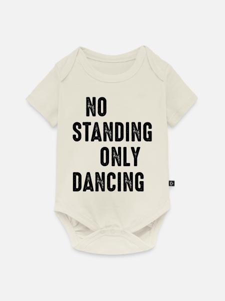 Dancing Dance Music - Baby Premium Kurzarmbody - Naturweiß