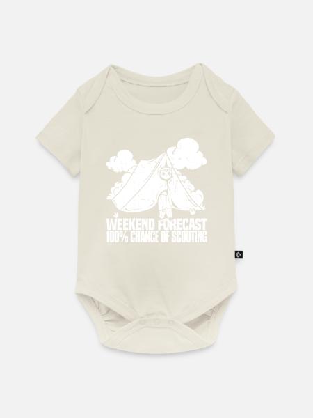 Pfadfinder Fun - Baby Premium Kurzarmbody - Naturweiß