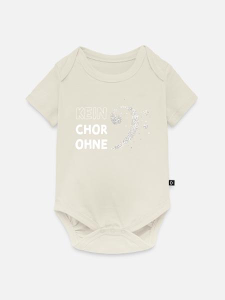 Bassschlüssel Bass Chor Sänger Singen Musik - Baby Premium Kurzarmbody - Naturweiß