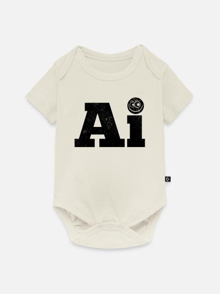 Funny Ai Artificial Intelligence - Baby Premium Kurzarmbody - Naturweiß