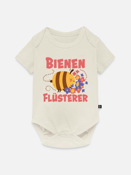 Bienen Flüsterer - Baby Premium Kurzarmbody - Naturweiß