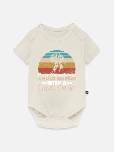 Great Dane Gifts - Baby Premium Kurzarmbody - Naturweiß