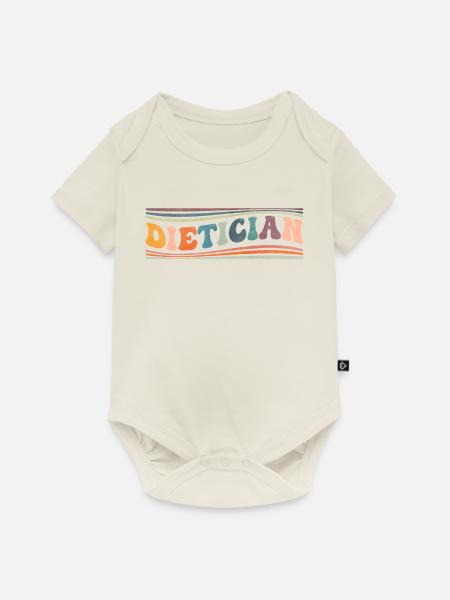 Groovy Diätassistent Diätassistentin Ernährungsber - Baby Premium Kurzarmbody - Naturweiß