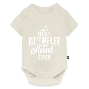 Rottweiler Gifts - Baby Premium Kurzarmbody - Naturweiß - Vorne