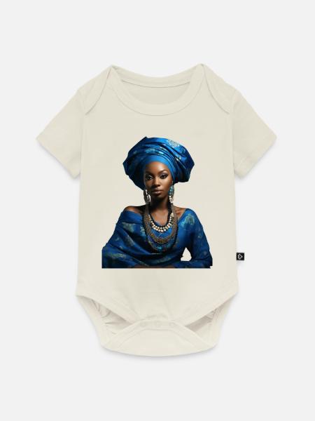 NKENTO - Baby Premium Kurzarmbody - Naturweiß