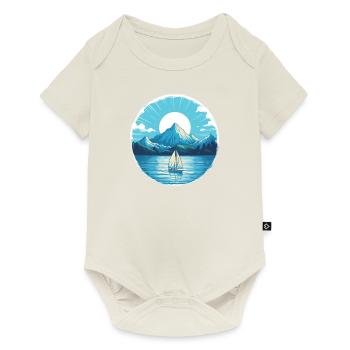 Sailboat Sailing Ship Sailing Yacht Vintage Sailing - Baby Premium short-sleeve bodysuit - off white - Front