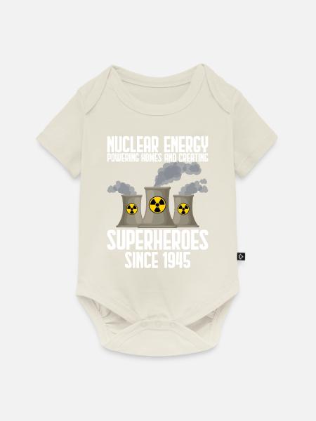 Kernkraftwerk - Baby Premium Kurzarmbody - Naturweiß