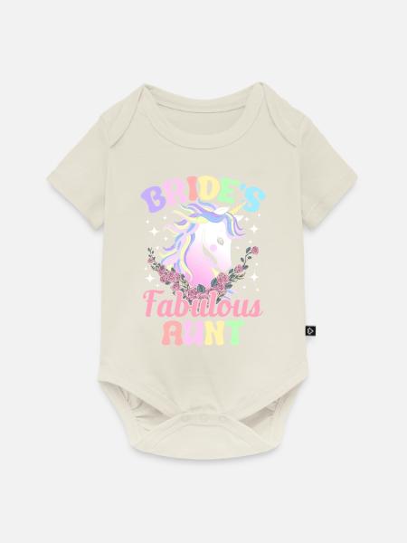 Hochzeit Brautparty - Baby Premium Kurzarmbody - Naturweiß