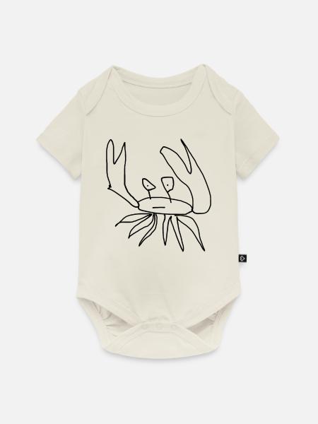Krebstiere - Baby Premium Kurzarmbody - Naturweiß