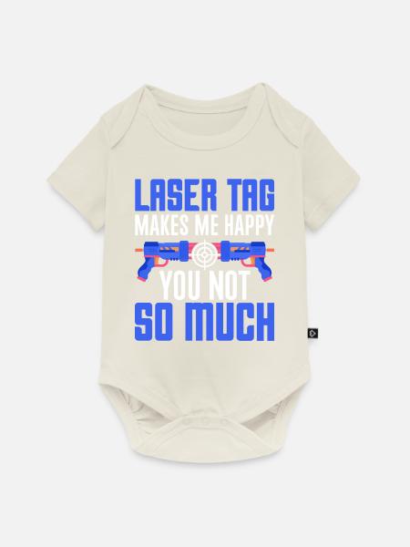 Spieler - Baby Premium Kurzarmbody - Naturweiß