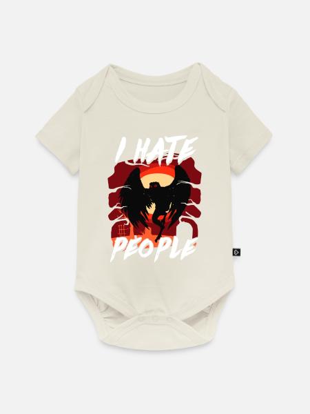Mothman Kryptide Kryptozoologie - Baby Premium Kurzarmbody - Naturweiß