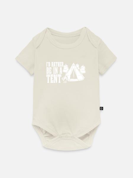 Pfadfinder - Baby Premium Kurzarmbody - Naturweiß