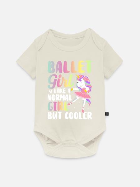 Ballerina - Baby Premium Kurzarmbody - Naturweiß
