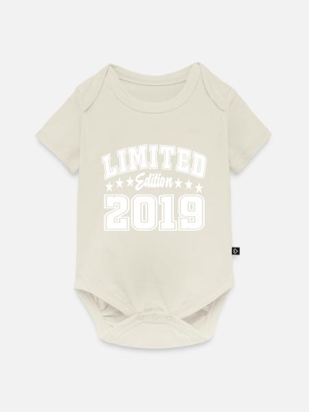Limited Edition 2019 - Baby Premium Kurzarmbody - Naturweiß