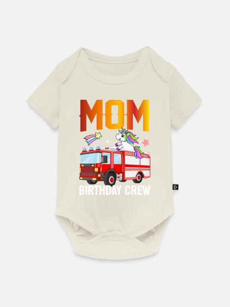 Feuerwehrmann Brandbekämpfung - Baby Premium Kurzarmbody - Naturweiß