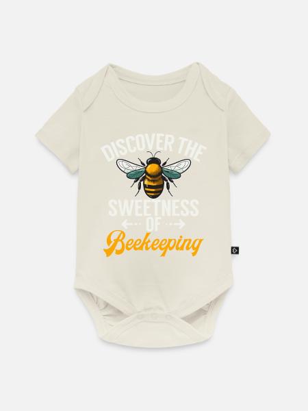 Bee Gifts - Baby Premium Kurzarmbody - Naturweiß
