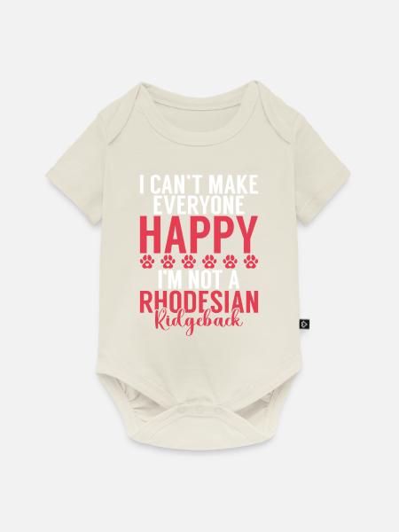 Rhodesian Ridgeback Gifts - Baby Premium Kurzarmbody - Naturweiß