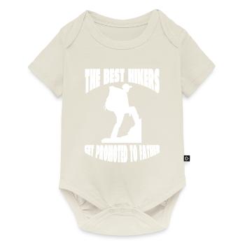 Wanderung Wandern Bergwandern Bergwanderer - Baby Premium Kurzarmbody - Naturweiß - Vorne