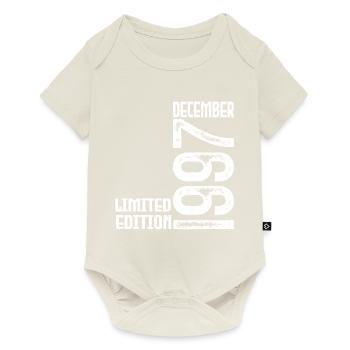 Cadeau Anniversaire Décembre 1997. Decembre 1997. - Body à manches courtes Premium Bébé - blanc cassé - Devant