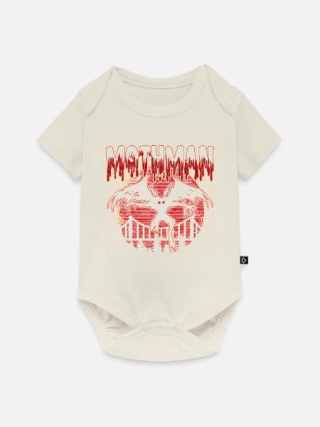 Mothman - Baby Premium Kurzarmbody - Naturweiß