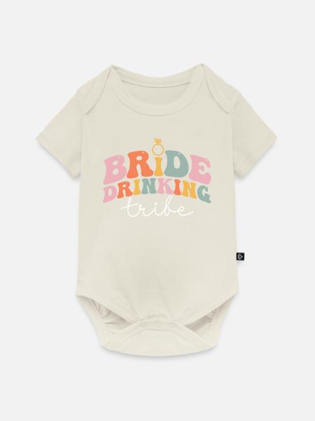 Groovy Brautparty Junggesellinnenabschied - Baby Premium Kurzarmbody - Naturweiß