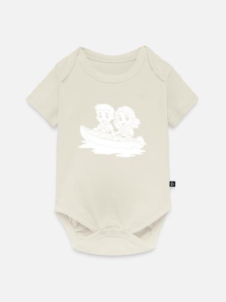 Pfadfinder - Baby Premium Kurzarmbody - Naturweiß