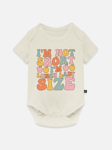 Groovy Cafeteria-Arbeiter - Baby Premium Kurzarmbody - Naturweiß