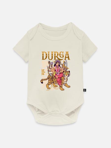 Hindu Gott - Durga - Baby Premium Kurzarmbody - Naturweiß