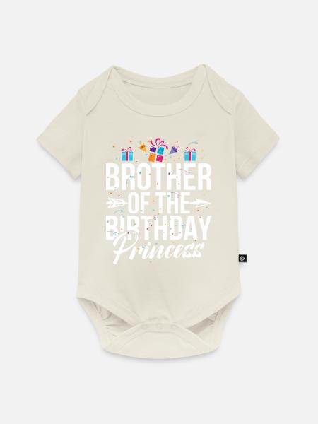 Brother Gifts - Baby Premium Kurzarmbody - Naturweiß