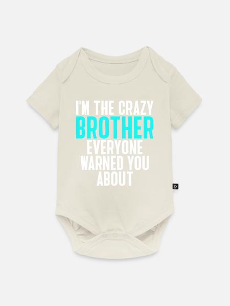 Brother Gifts - Baby Premium Kurzarmbody - Naturweiß