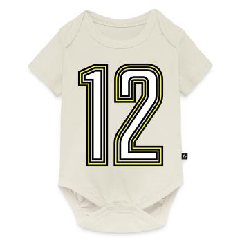 12 - Baby Premium short-sleeve bodysuit - off white - Front