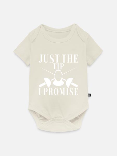 Fechten Fechtsport - Baby Premium Kurzarmbody - Naturweiß