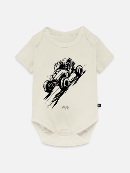 Sand Buggy Rallye - Baby Premium Kurzarmbody - Naturweiß