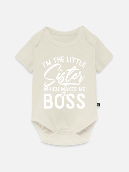 Sister Gifts - Baby Premium Kurzarmbody - Naturweiß