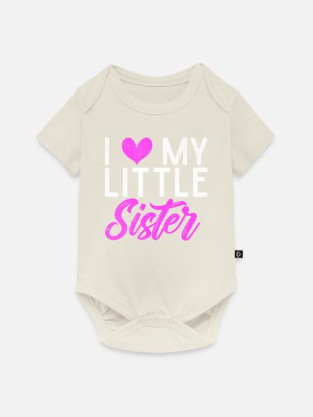 Sister Gifts - Baby Premium Kurzarmbody - Naturweiß
